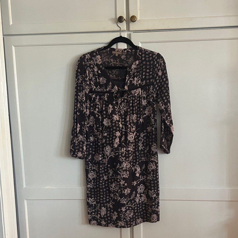 Lilla P Black and Pink Long Sleeve Dress